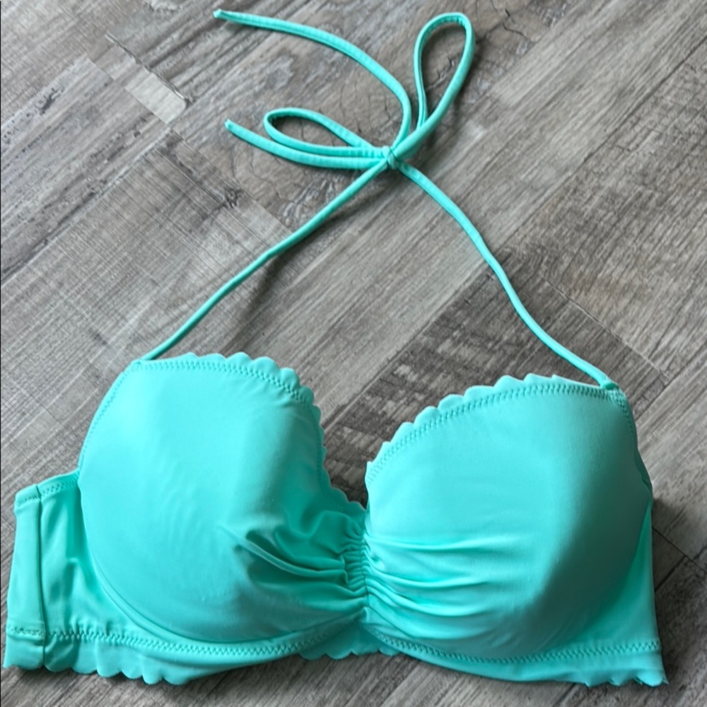 Victoria's Secret Mint Green Bikini Top